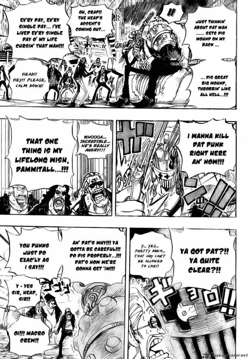 One Piece Chapter 492 - Page 6 in English
