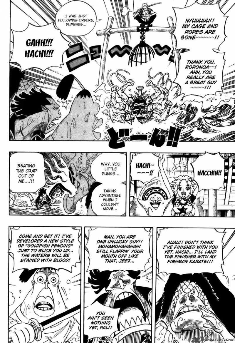 One Piece Chapter 493 - Page 8 in English