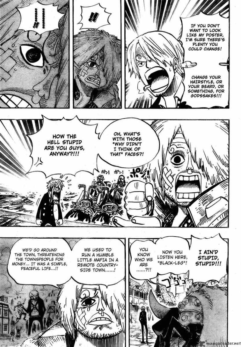 One Piece Chapter 495 - Page 3 in English