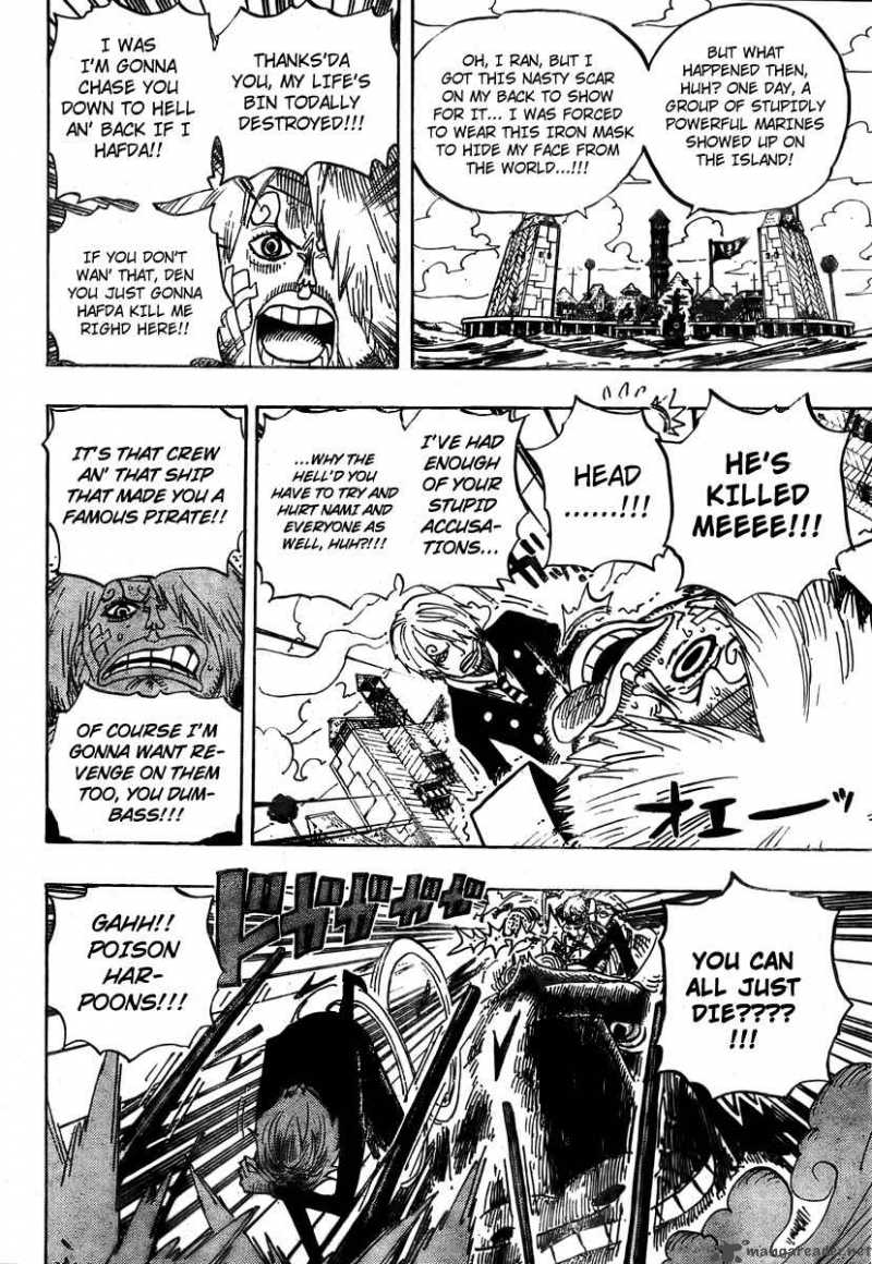 One Piece Chapter 495 - Page 4 in English
