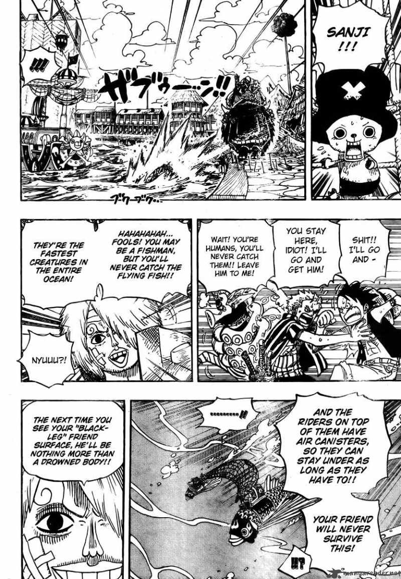 One Piece Chapter 495 - Page 6 in English
