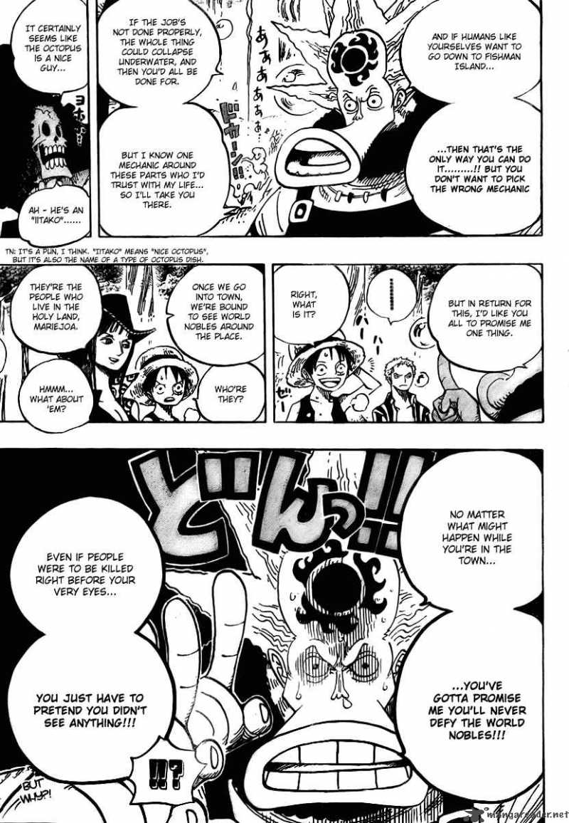 One Piece Chapter 496 - Page 18 in English