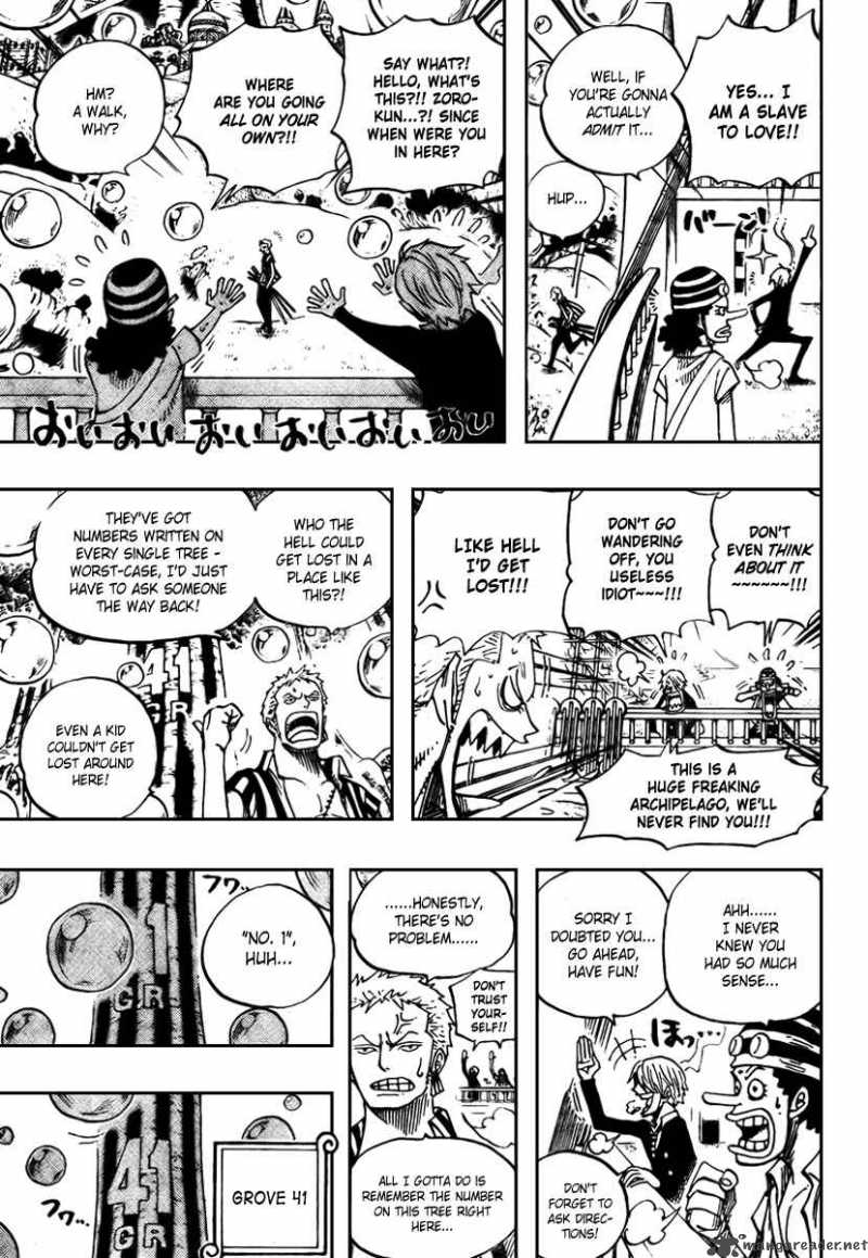 One Piece Chapter 497 - Page 3 in English