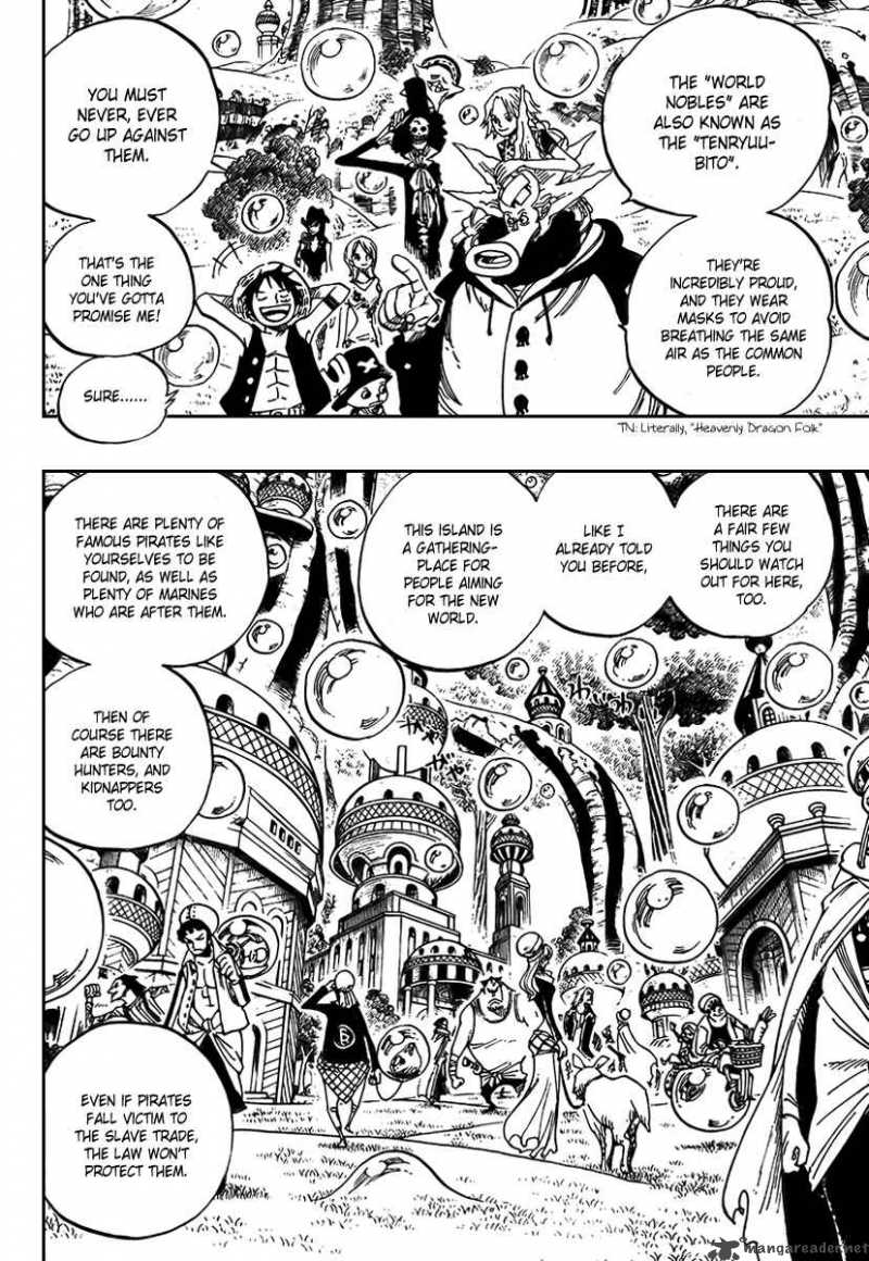 One Piece Chapter 497 - Page 4 in English