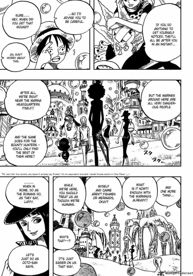 One Piece Chapter 497 - Page 5 in English