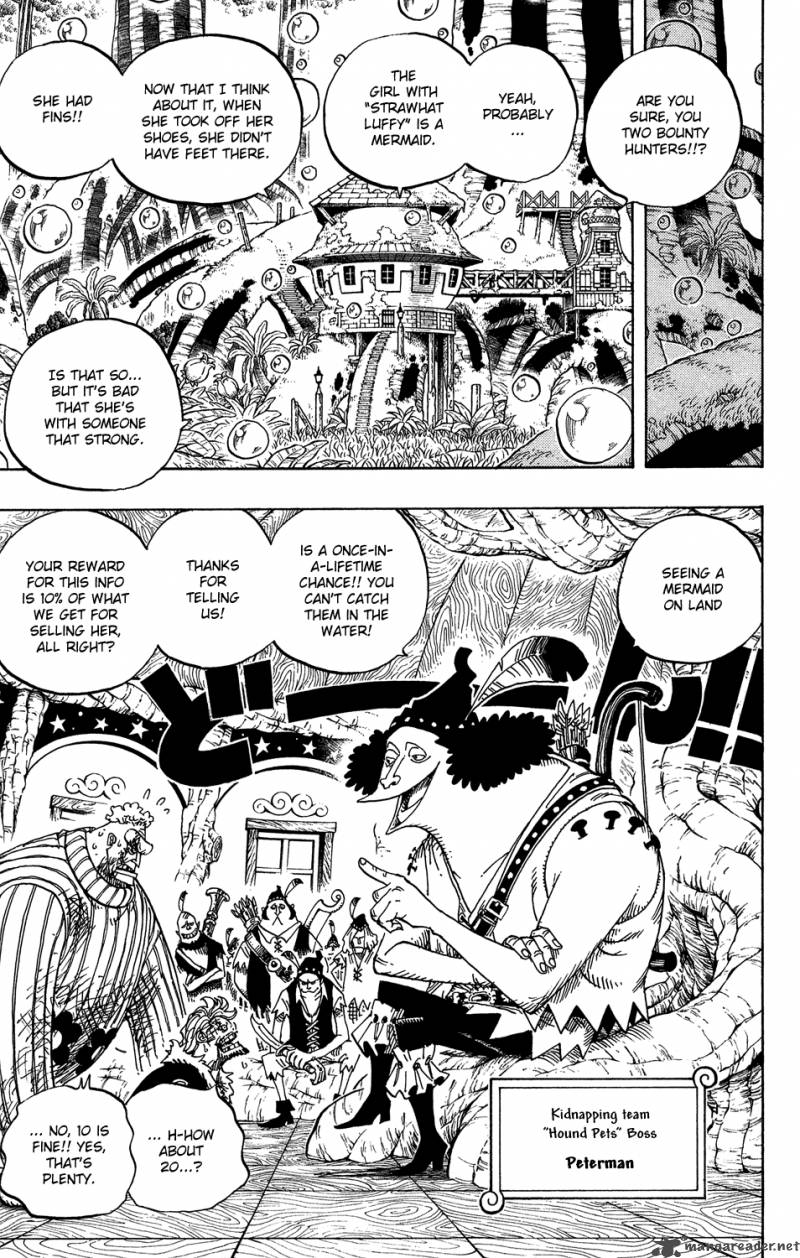 One Piece Chapter 499 - Page 3 in English