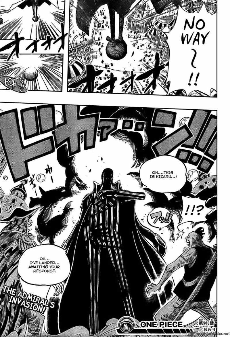One Piece Chapter 506 - Page 19 in English