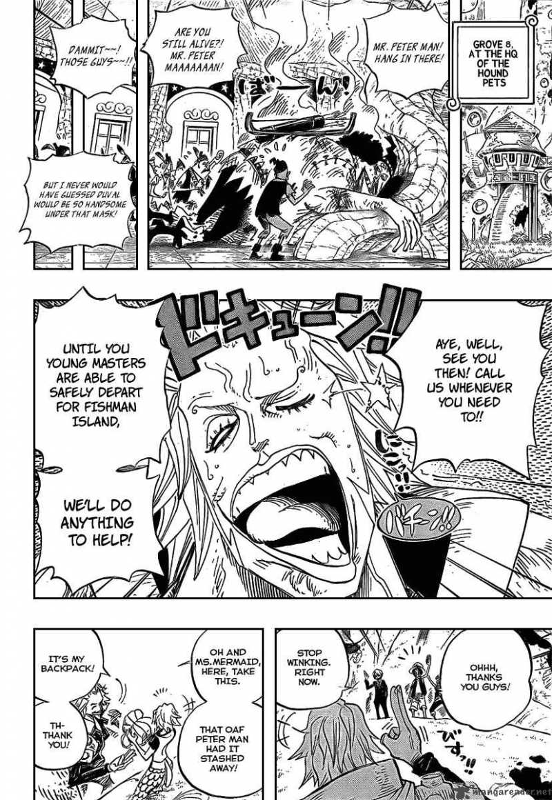 One Piece Chapter 506 - Page 6 in English