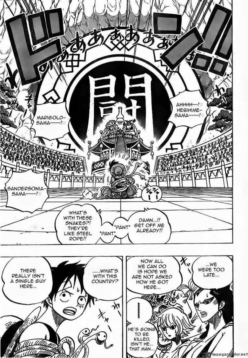 One Piece Chapter 518 - Page 8 in English