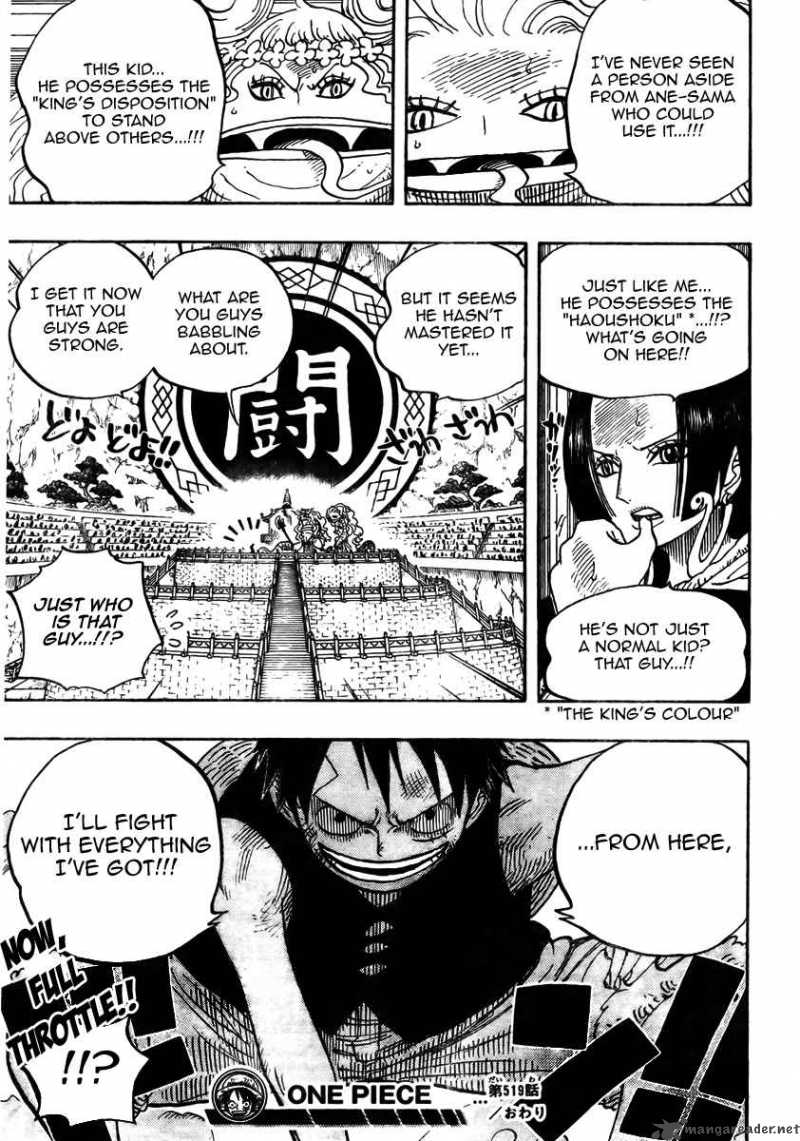 One Piece Chapter 519 - Page 19 in English