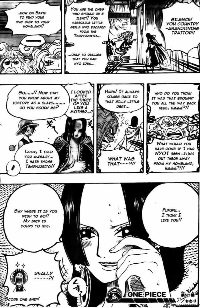 One Piece Chapter 521 - Page 19 in English
