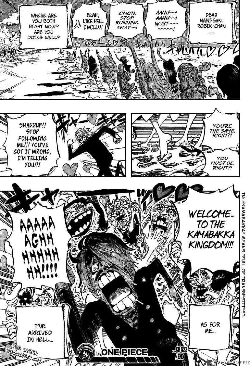 One Piece Chapter 523 - Page 19 in English