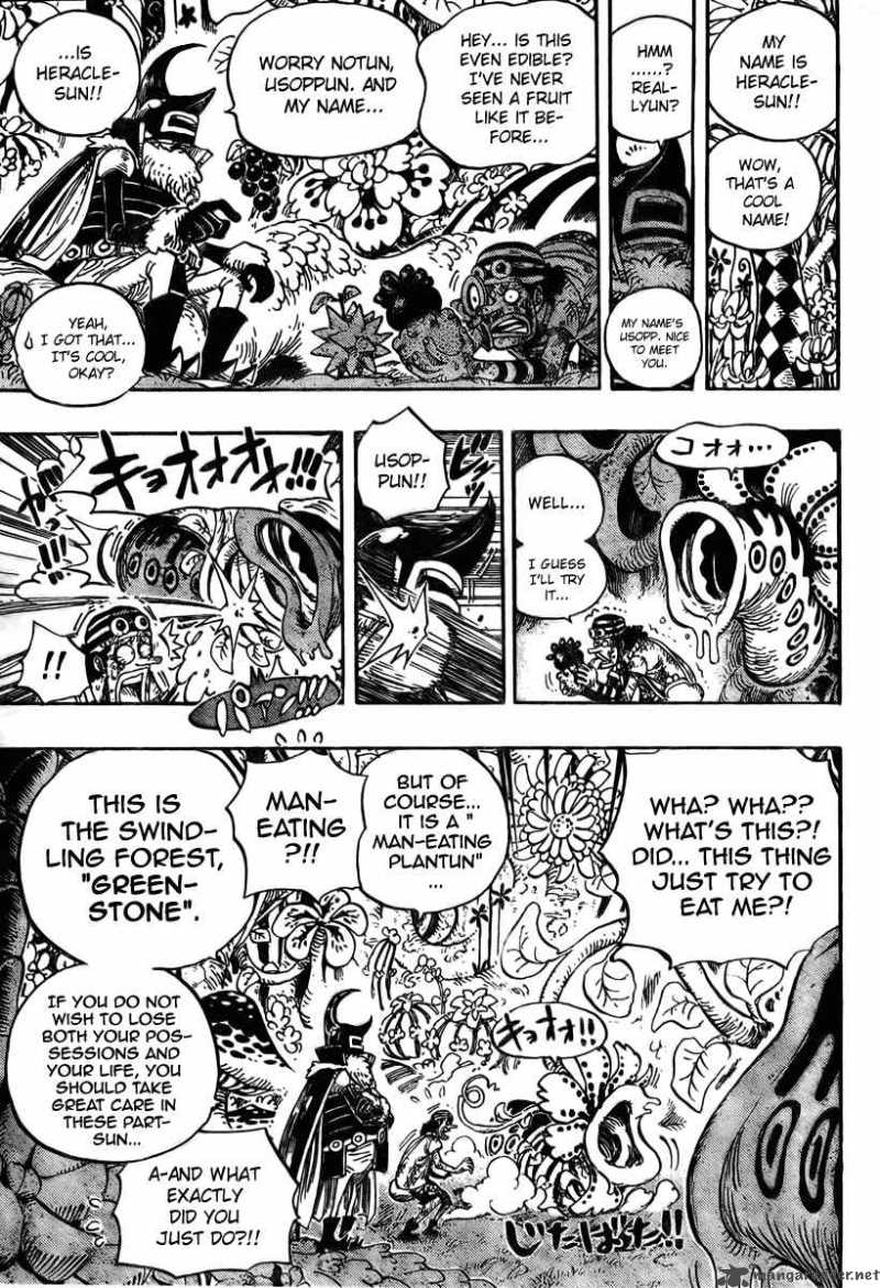 One Piece Chapter 524 - Page 3 in English