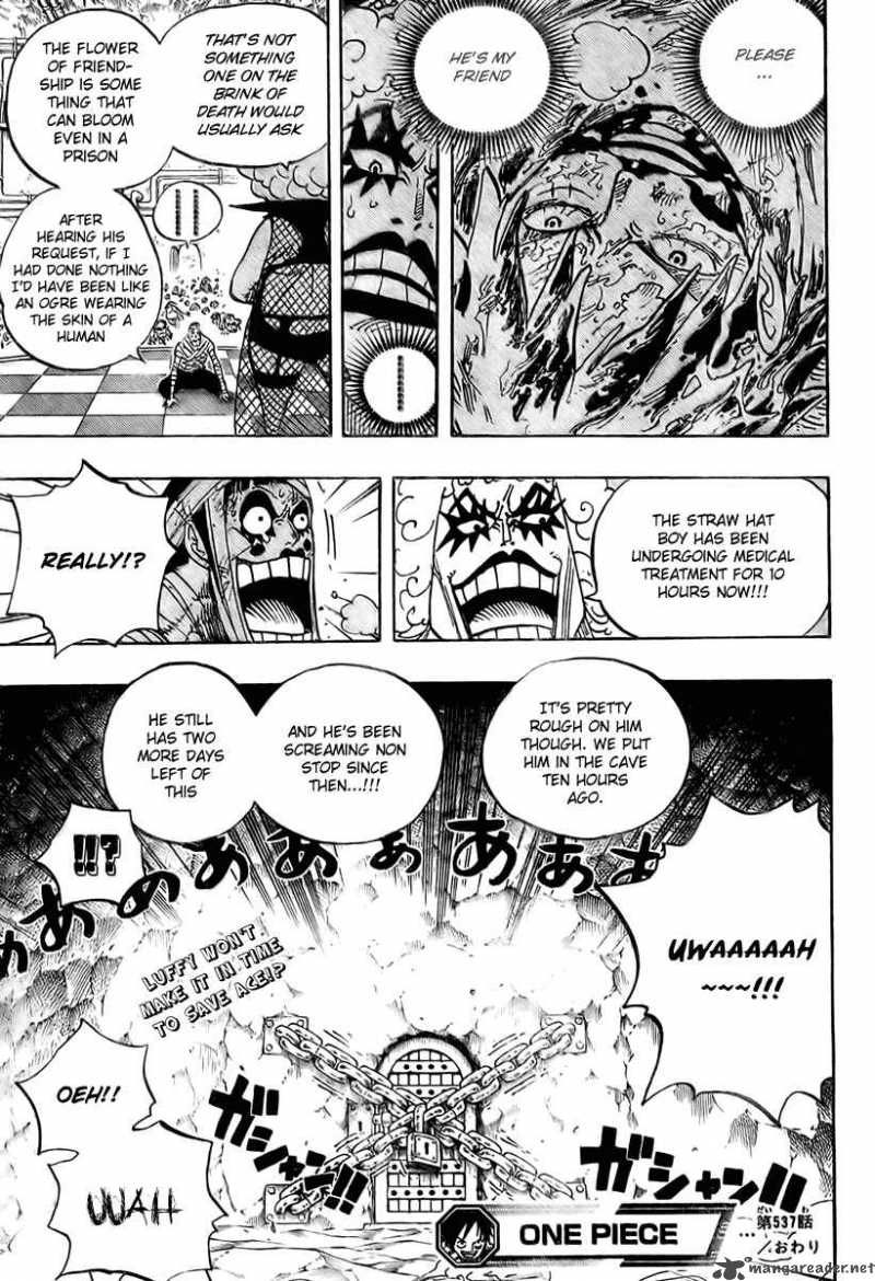 One Piece Chapter 537 - Page 17 in English