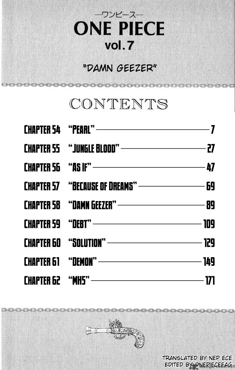 One Piece Chapter 54 - Page 6 in English