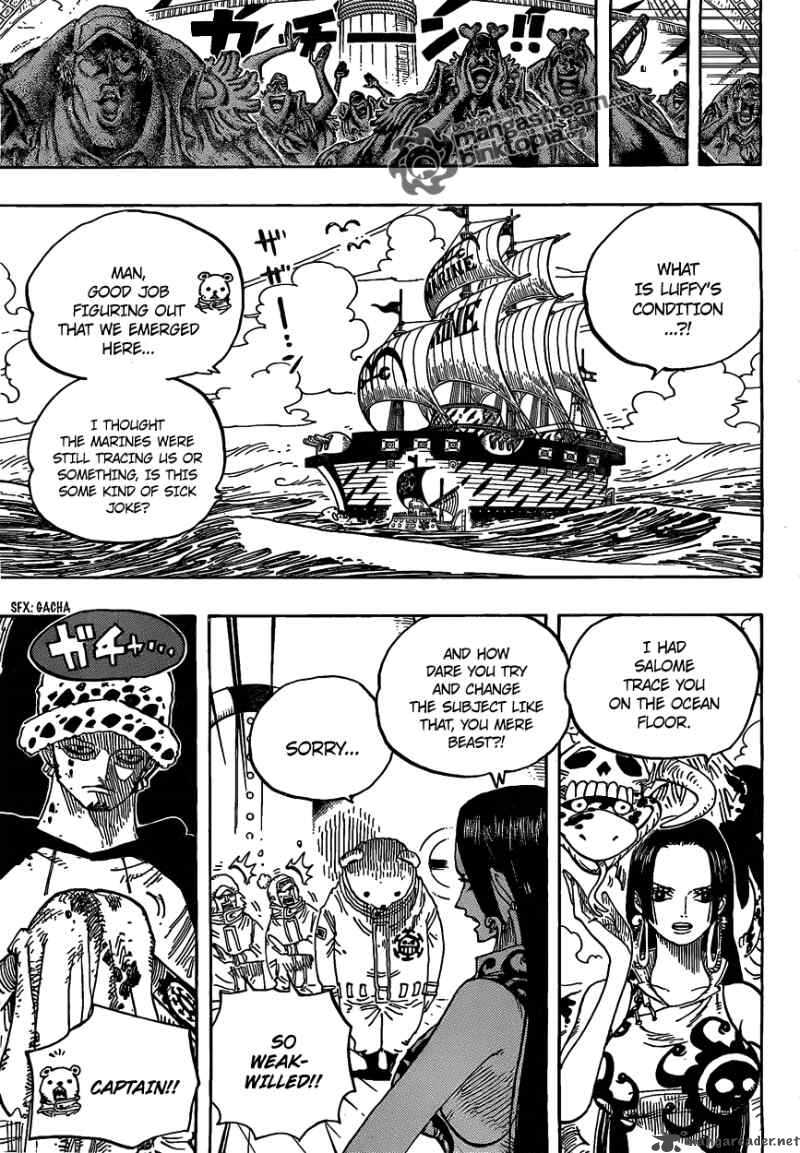 One Piece Chapter 581 - Page 9 in English