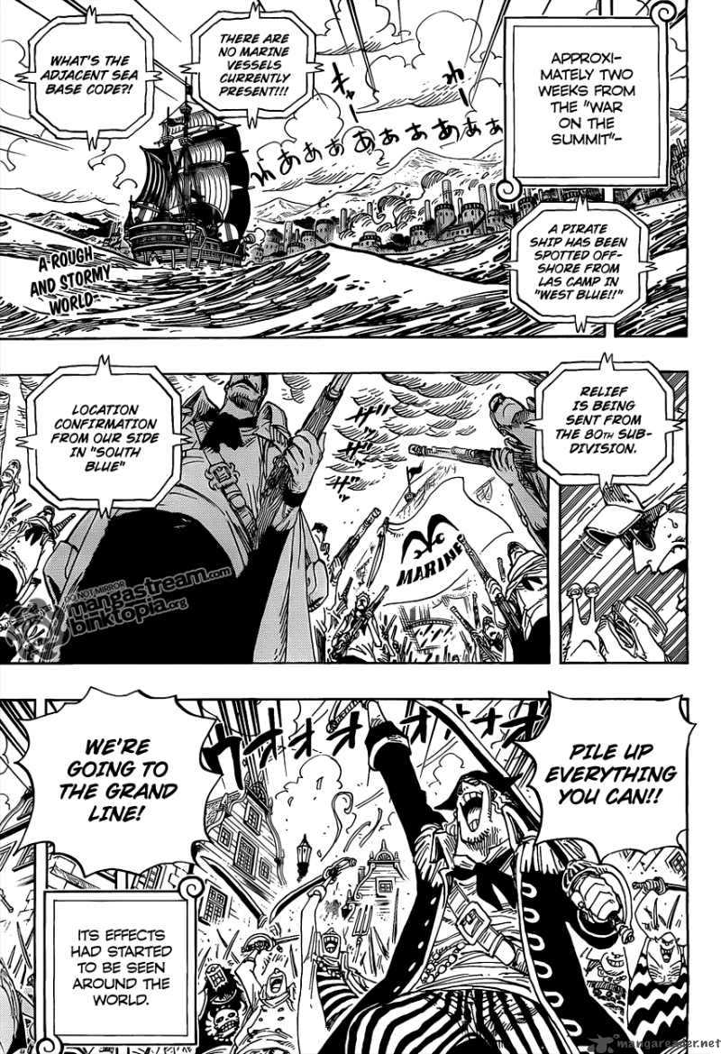 One Piece Chapter 582 - Page 3 in English