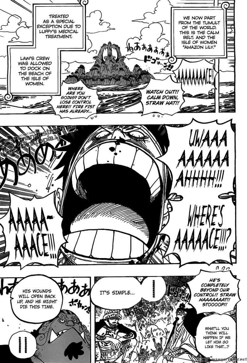One Piece Chapter 582 - Page 5 in English