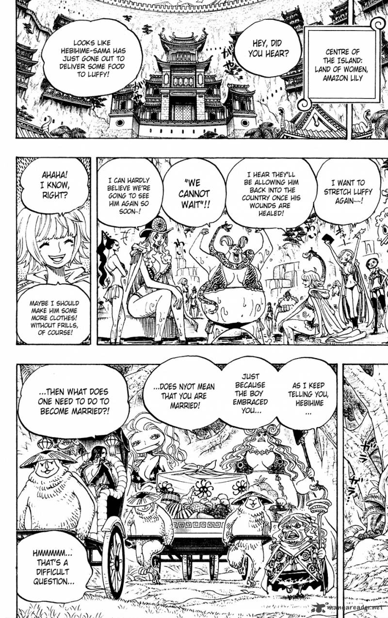 One Piece Chapter 591 - Page 4 in English