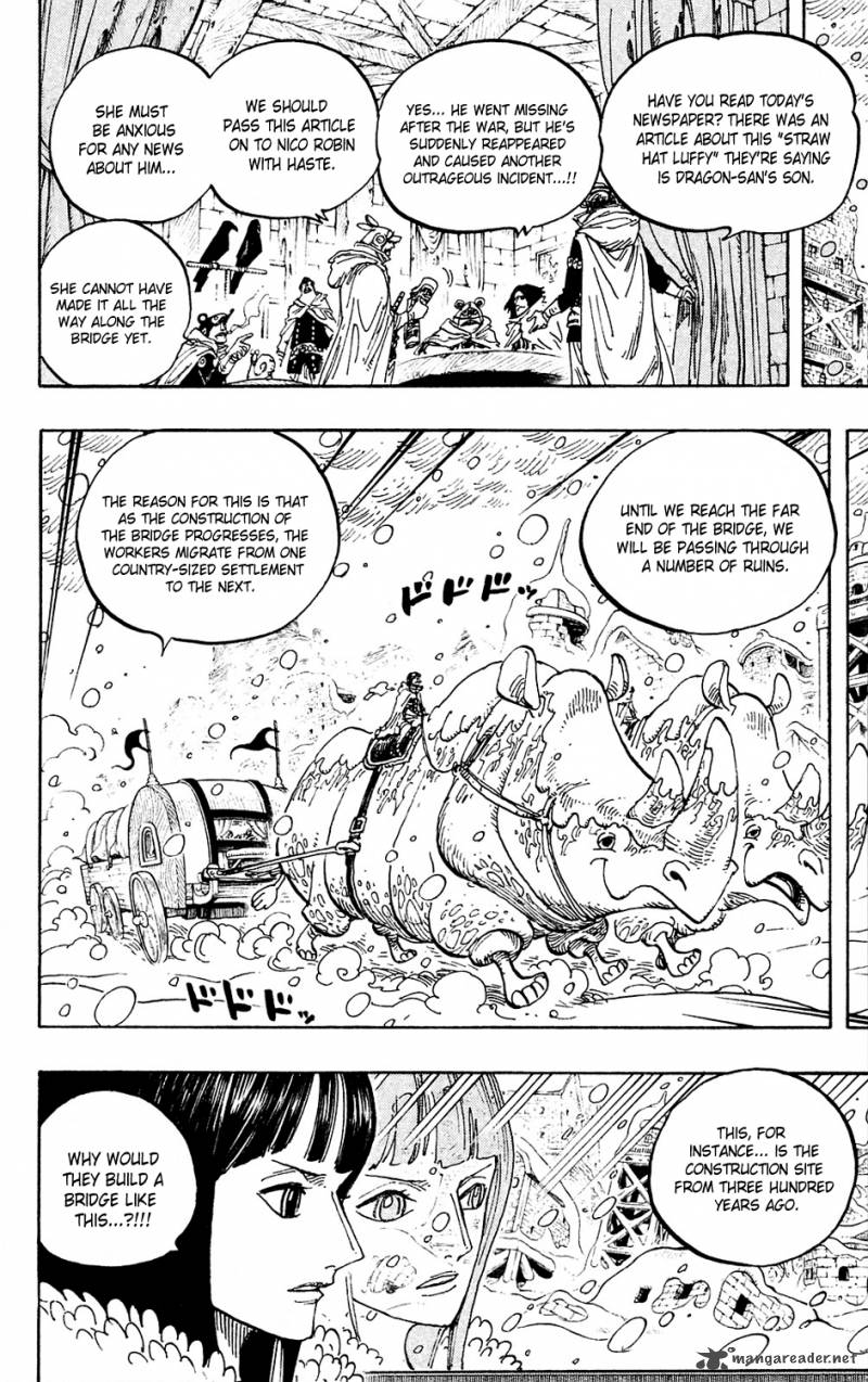 One Piece Chapter 593 - Page 4 in English