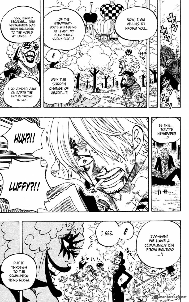One Piece Chapter 593 - Page 9 in English