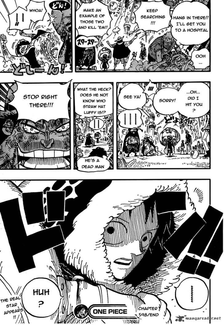 One Piece Chapter 598 - Page 22 in English
