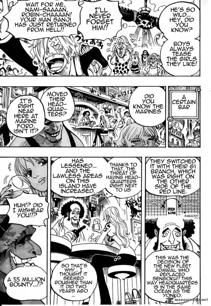 One Piece Chapter 598 - Page 9 in English
