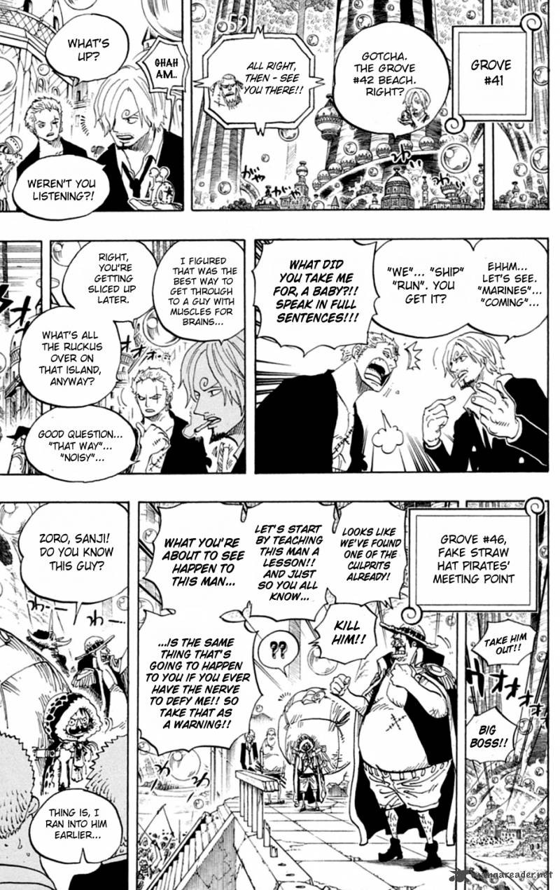 One Piece Chapter 601 - Page 3 in English