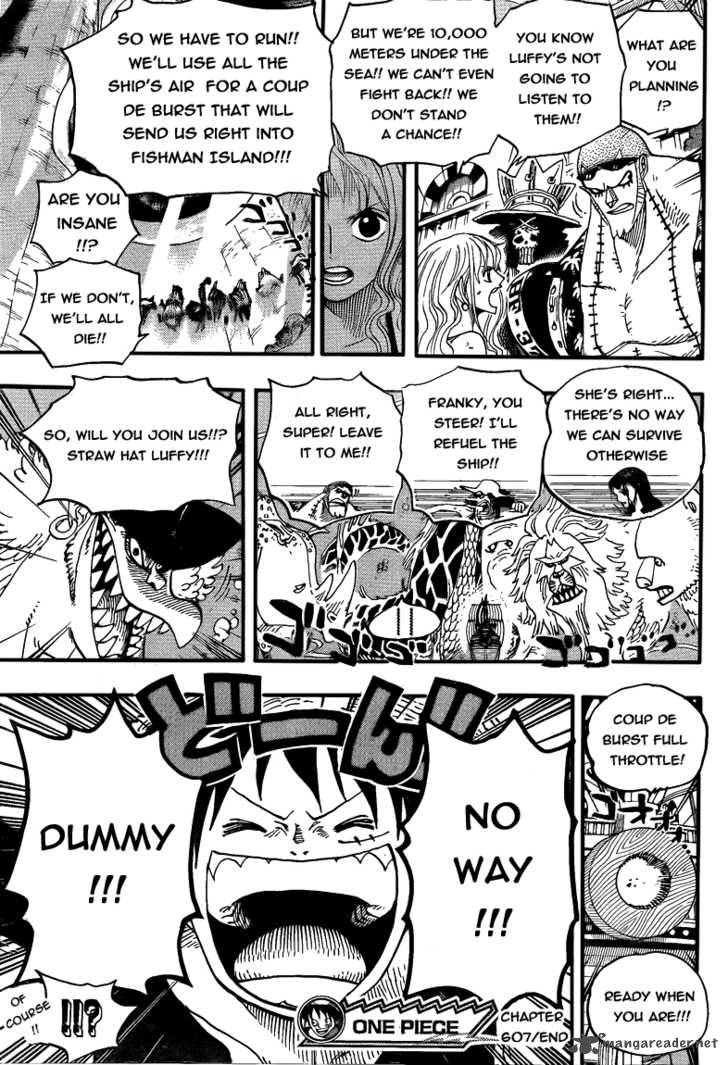 One Piece Chapter 607 - Page 13 in English