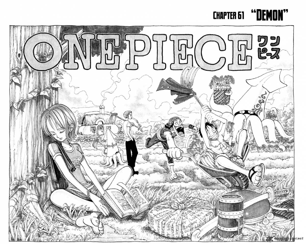 One Piece Chapter 61 - Page 3 in English