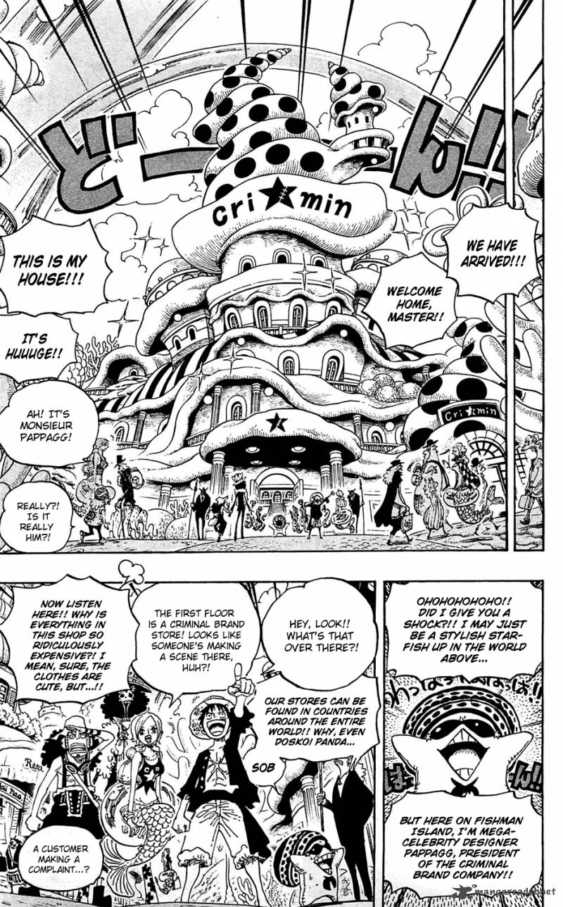One Piece Chapter 611 - Page 6 in English