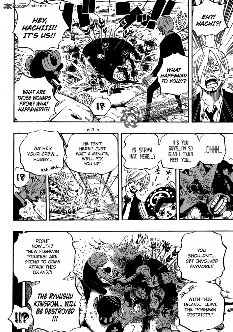 One Piece Chapter 615 - Page 6 in English