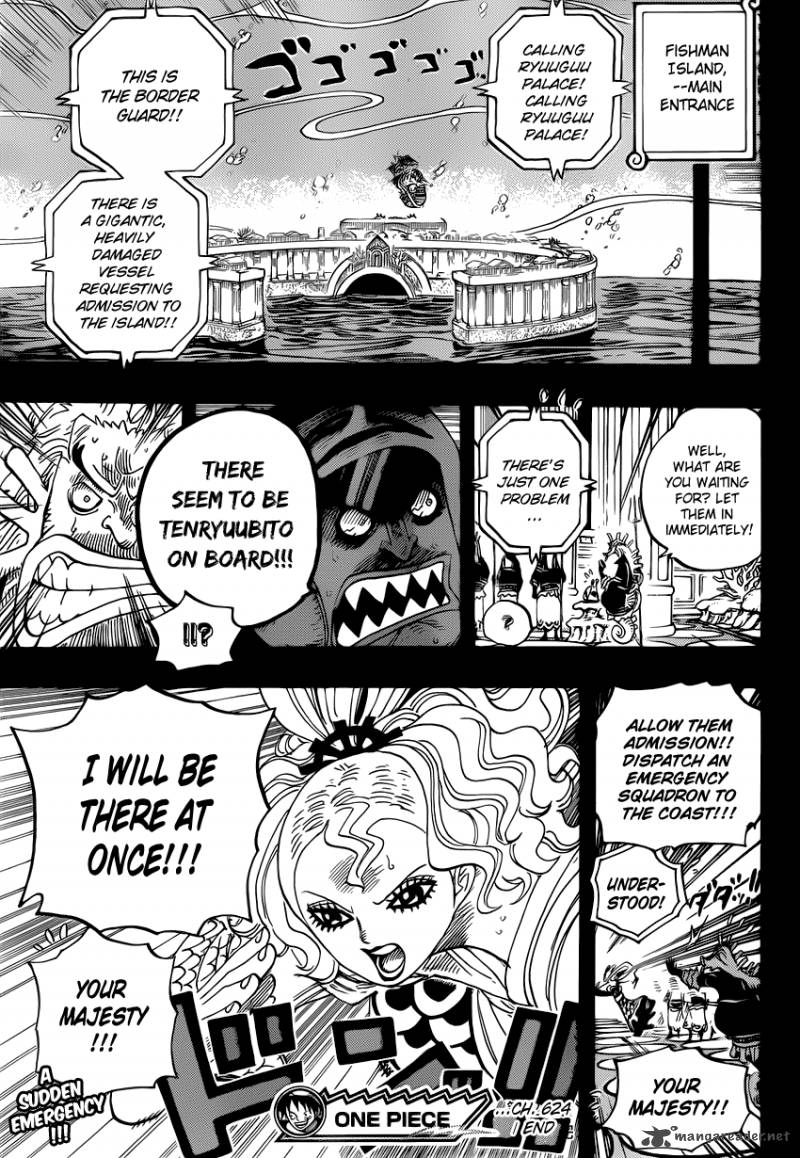 One Piece Chapter 624 - Page 17 in English