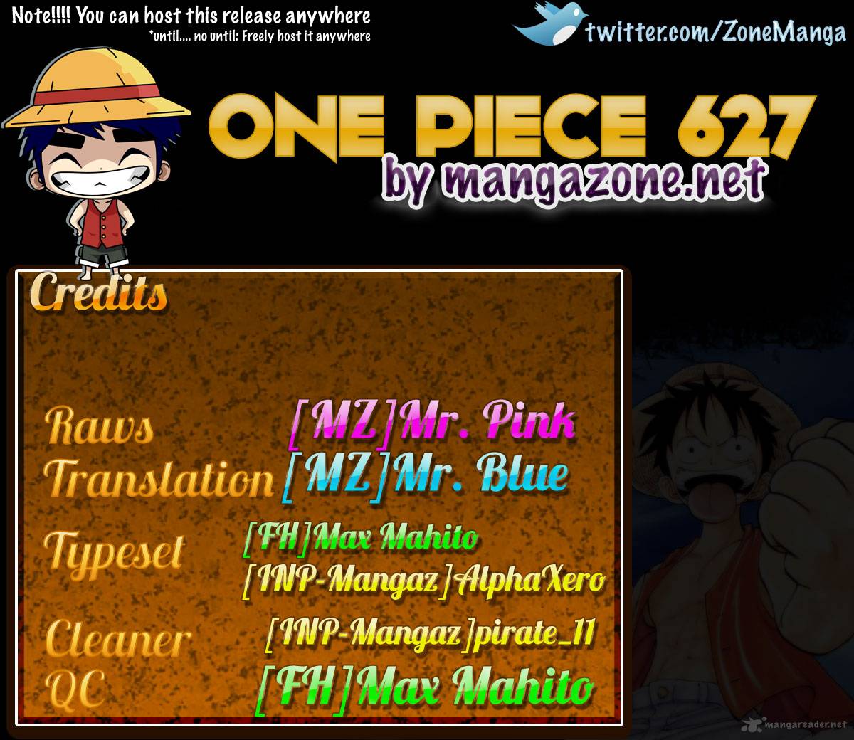 One Piece Chapter 627 - Page 19 in English