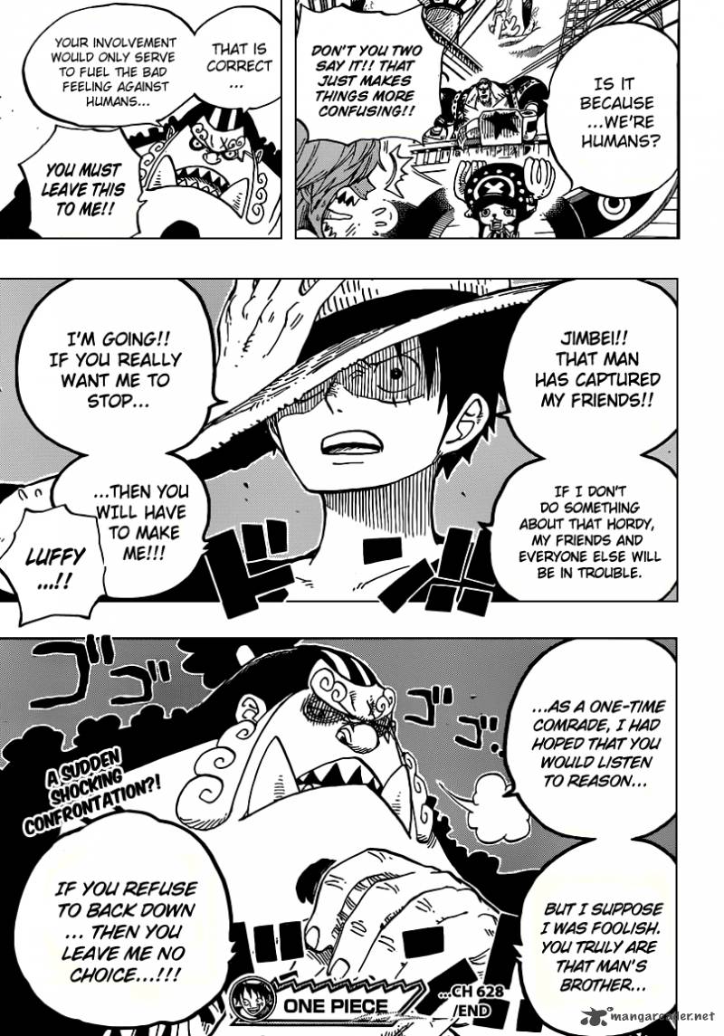 One Piece Chapter 628 - Page 19 in English
