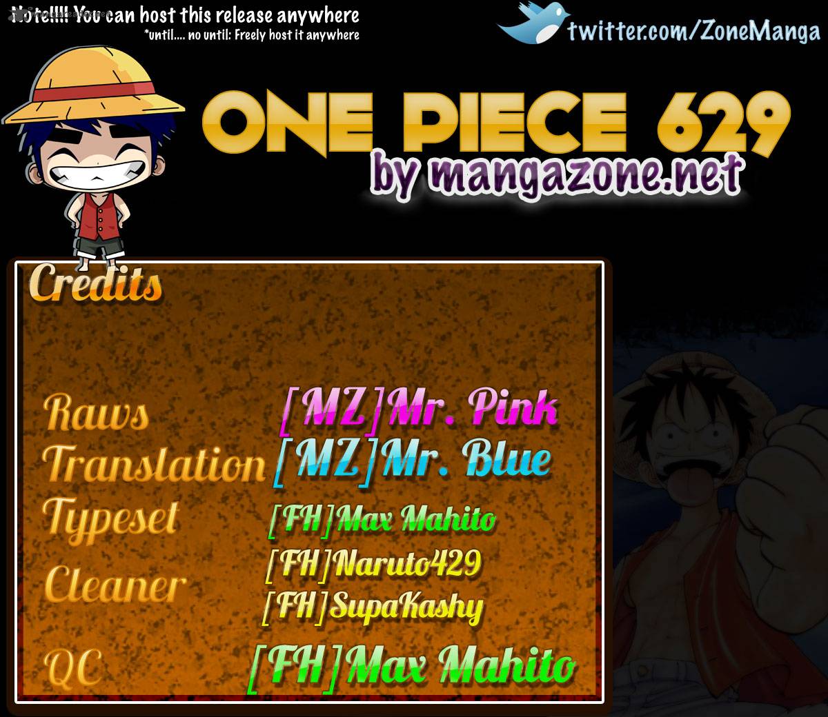 One Piece Chapter 629 - Page 19 in English