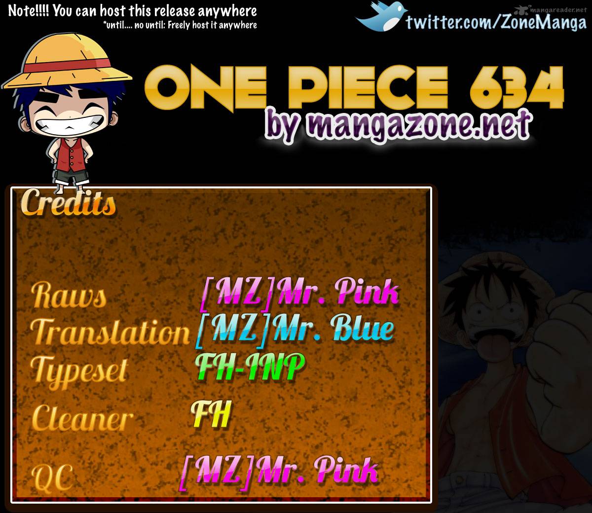 One Piece Chapter 634 - Page 16 in English