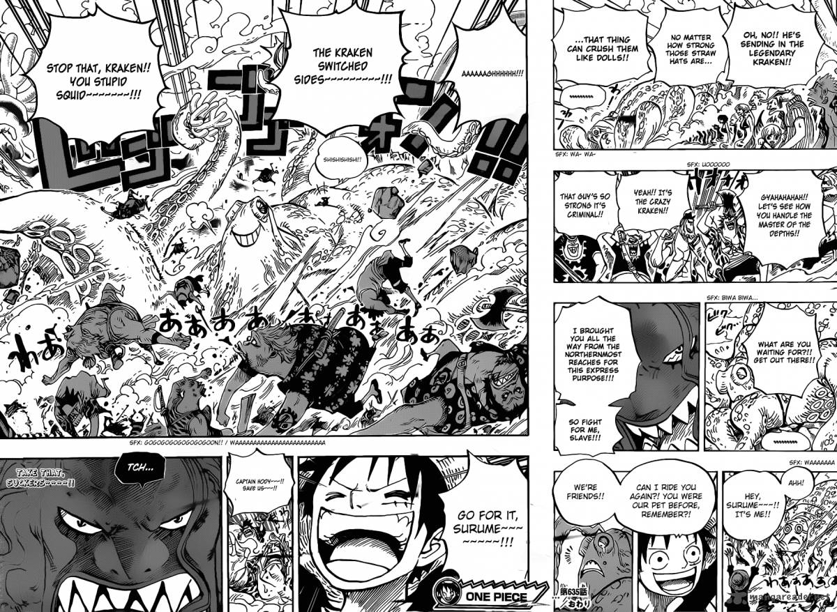 One Piece Chapter 635 - Page 17 in English