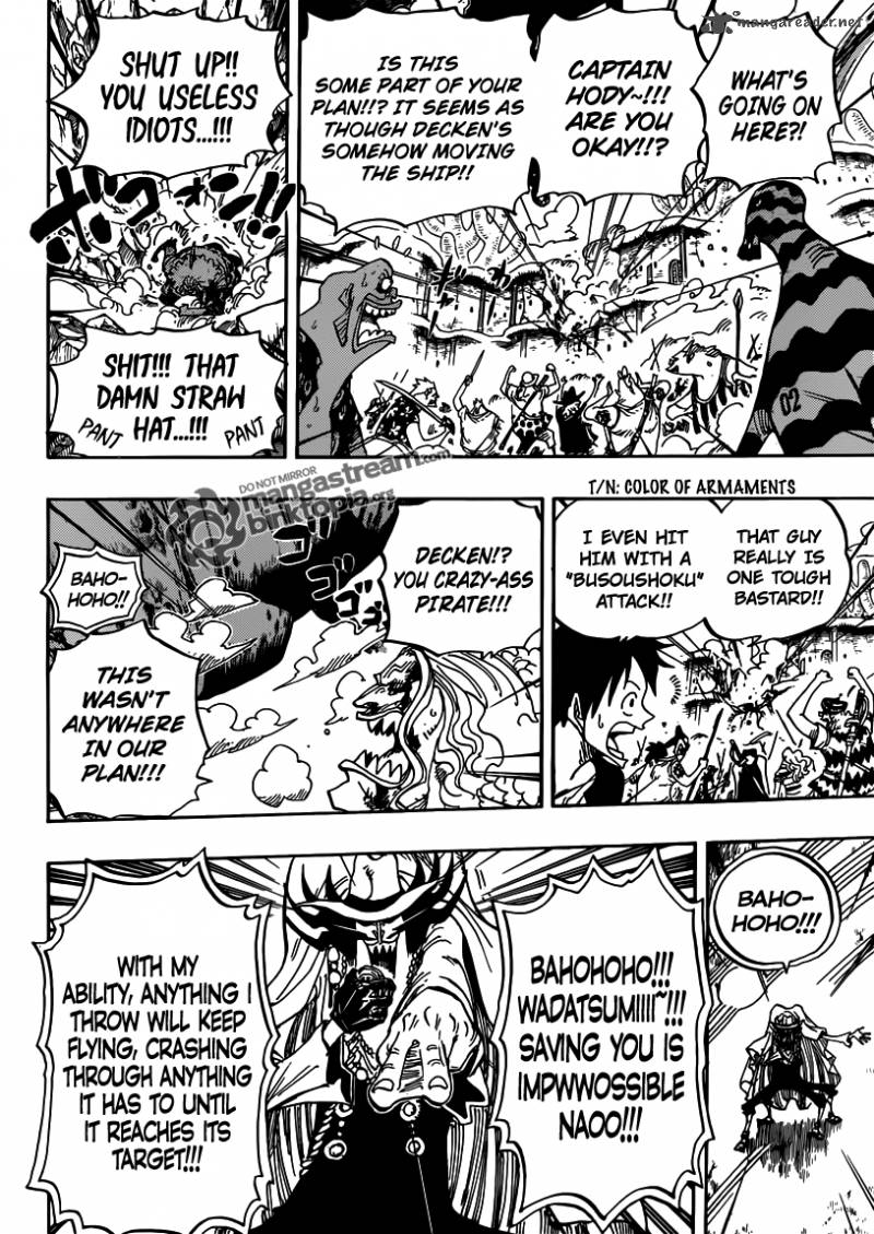 One Piece Chapter 637 - Page 12 in English