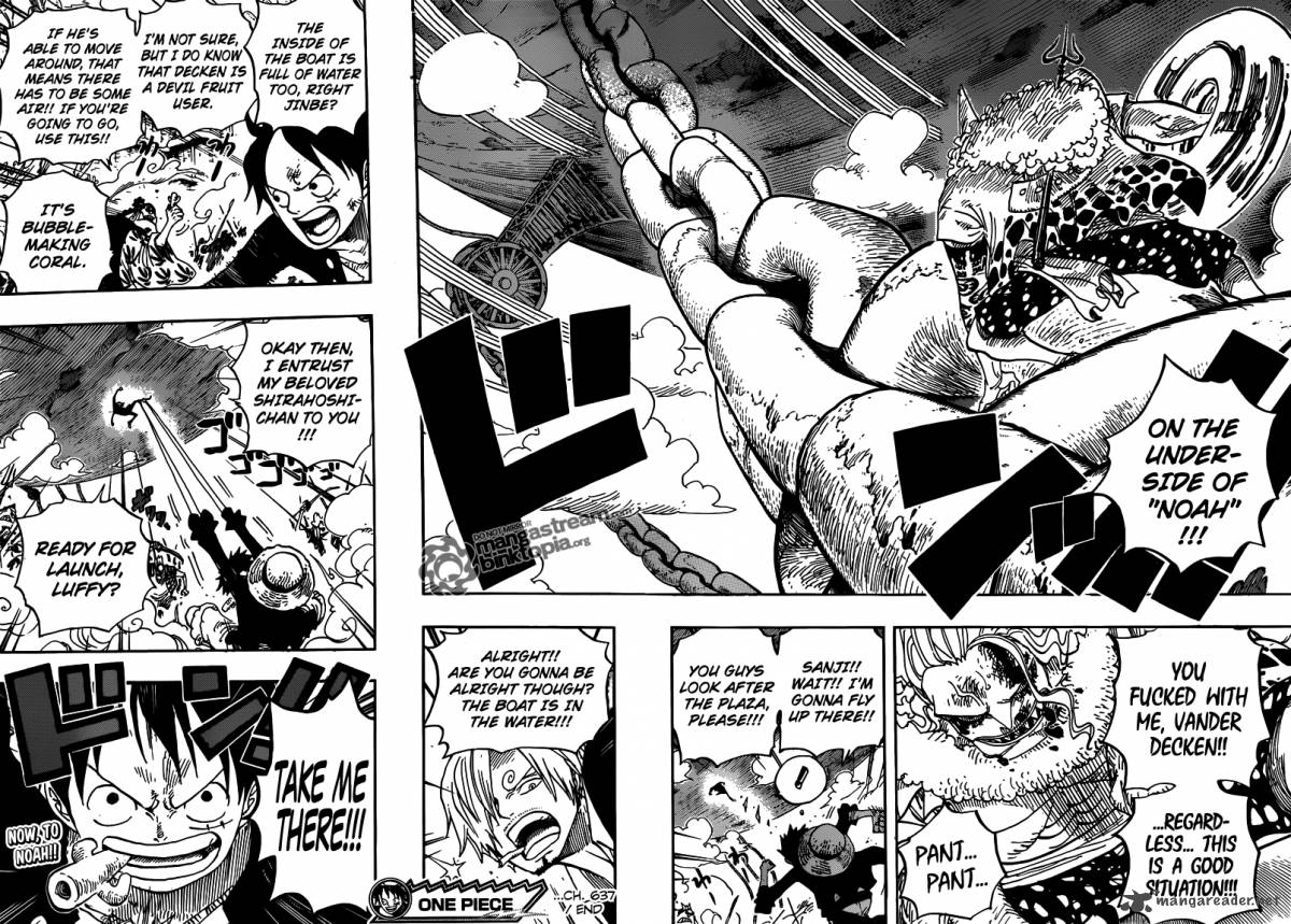One Piece Chapter 637 - Page 17 in English