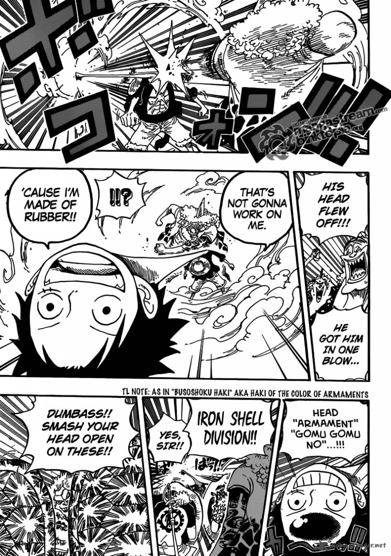 One Piece Chapter 637 - Page 3 in English