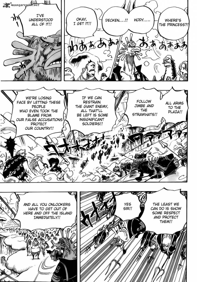 One Piece Chapter 642 - Page 9 in English