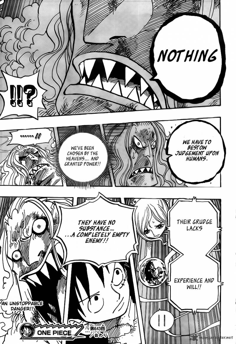 One Piece Chapter 643 - Page 19 in English