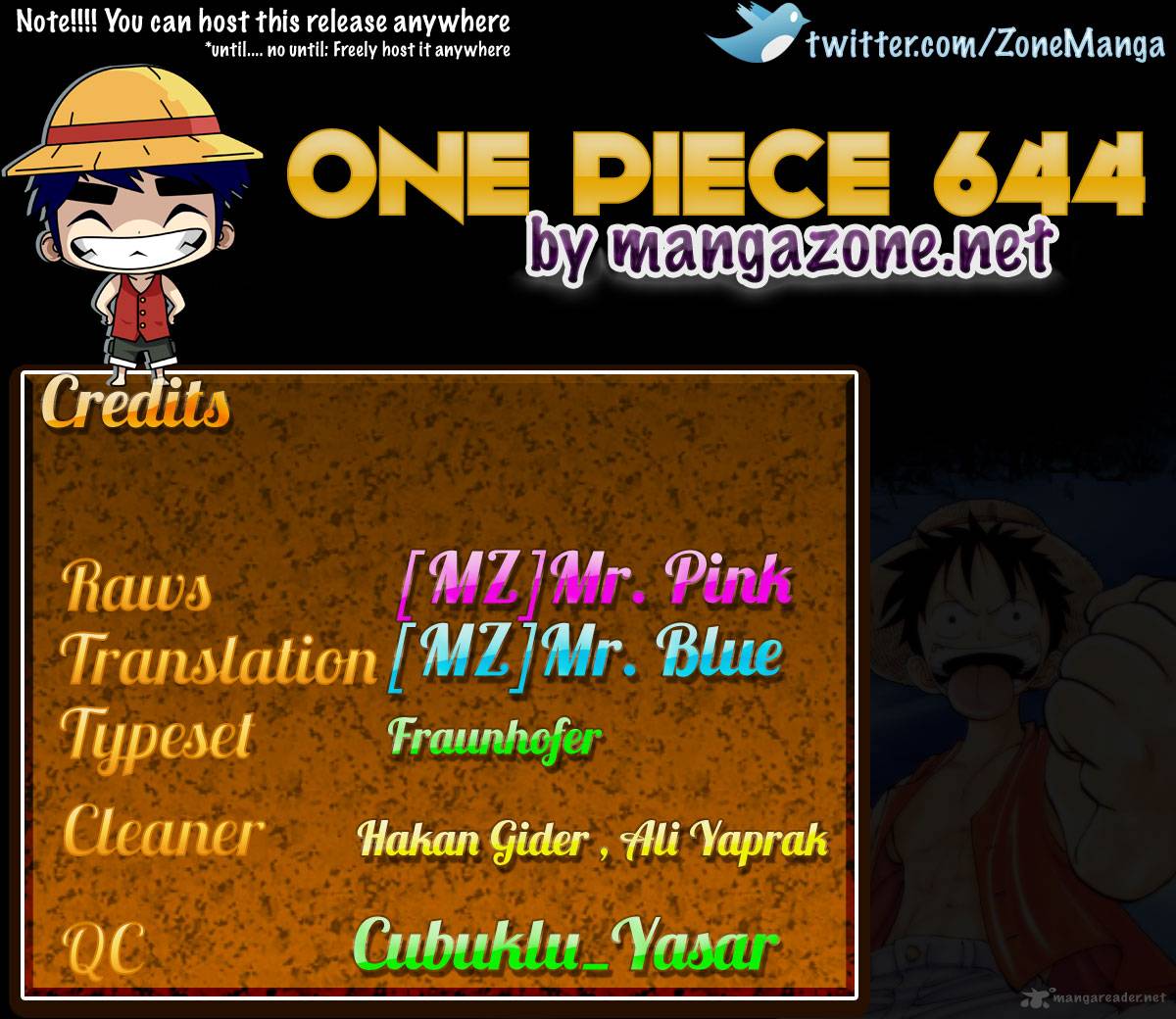 One Piece Chapter 644 - Page 19 in English