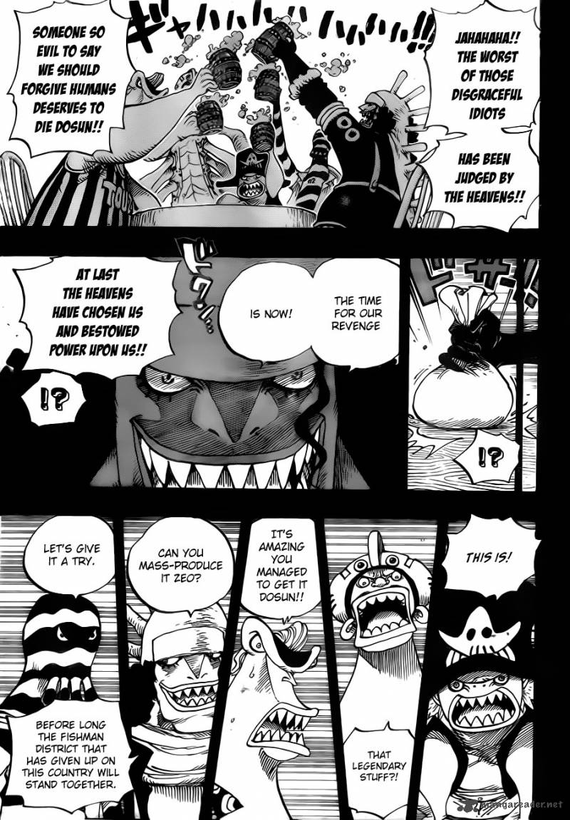 One Piece Chapter 644 - Page 9 in English