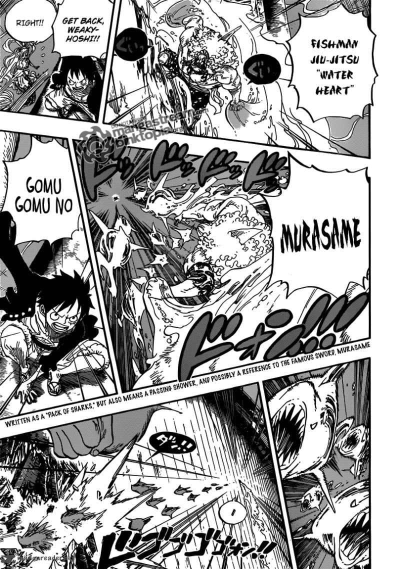 One Piece Chapter 645 - Page 9 in English