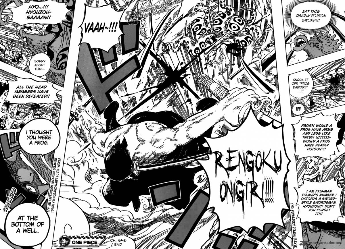 One Piece Chapter 646 - Page 12 in English