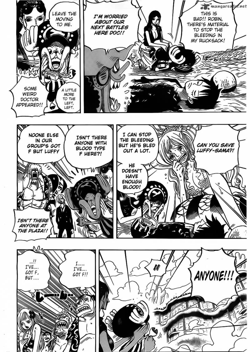 One Piece Chapter 648 - Page 14 in English