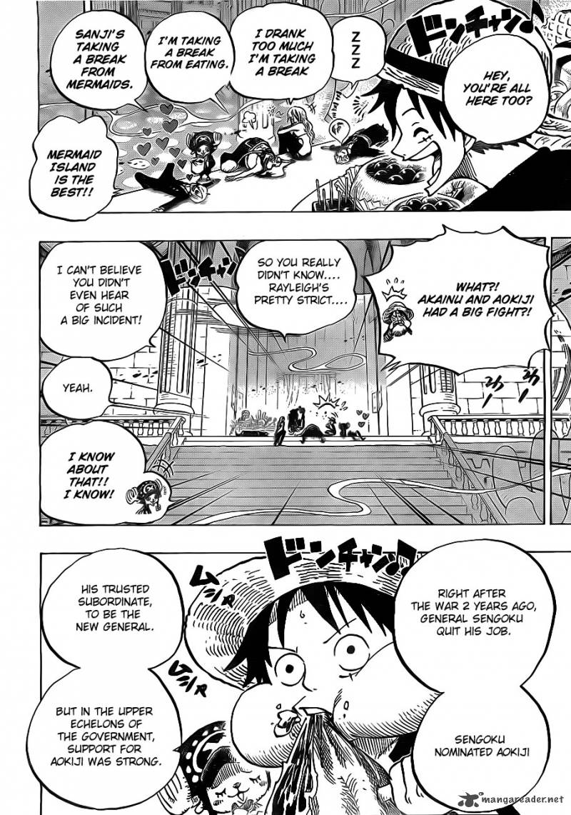 One Piece Chapter 650 - Page 4 in English