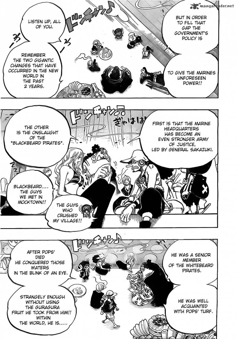 One Piece Chapter 650 - Page 7 in English